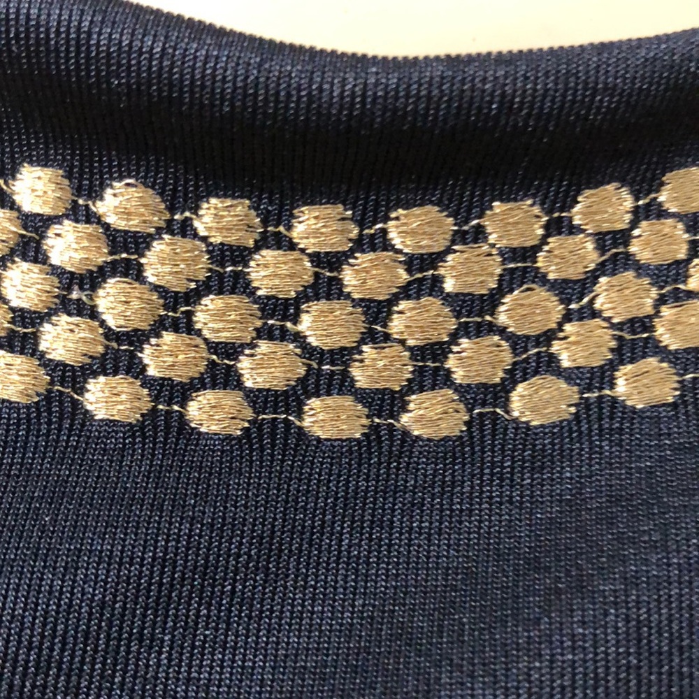Black Top With Gold Decoration Size 10p View 4